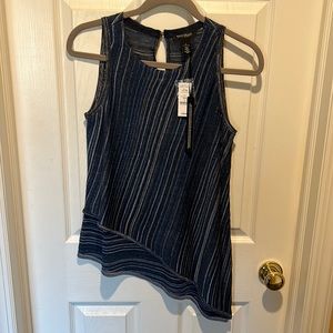 NWT - White House Black Market asymmetrical double layer tank